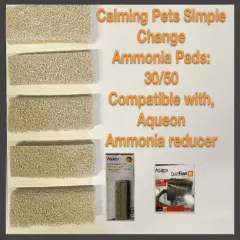 Bulk Ammonia Pads - Compatible with Aqueon Quiet Flow 10, 20, 30, 50, 75 - 6pack