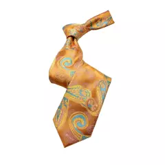 Simone 8 | Mustard Paisley | Necktie