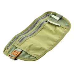 Travel Waist Belt Fanny Pack Khaki Money Holder