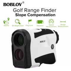 BOBLOV 650Yard Golf & Hunting Rangfinder W/ Slope Flag Lock Range Finder Scope！