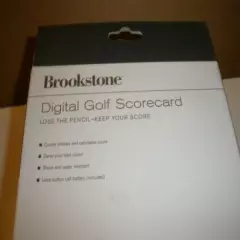 NEW Brookstone Digital Golf Scorecard (O54)