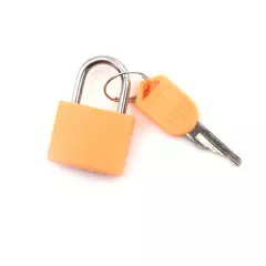 Small Strong Steel Padlock Travel Suitcase Drawer Dormitory Locks With 2Key Y~vm