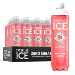 , Pink Grapefruit Sparkling Water, Zero Sugar Flavored Water, with Antioxidants 