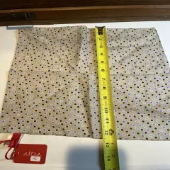 Altea Beige Polka Dot Print Lino Flax 12.5 x 12.5 Pocket Square Italy