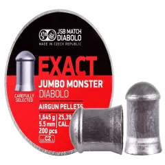 Match Diabolo Exact Jumbo Monster .22 Cal, 25.39 Grains, Domed, 200ct