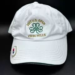 2017 U.S. Open Erin Hills Golf Hat White USGA Member Adult Strapback Used