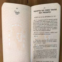 Spain Passport Canceled Issued in Uruguay