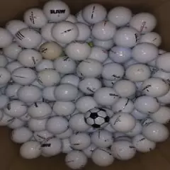 60 ASSORTED BRANDS/MODELS *5A/4A/3A Only* USED White Golf Balls + FREE SHIPPING