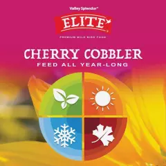 Valley Splendor Elite 20 Lb. Cherry Cobbler Premium Wild Bird Food 9512 Valley