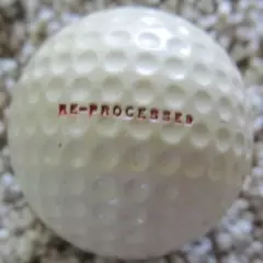 VINTAGE DIMPLE DOUBLE DOT GOLF BALL-U.S. NOBBY RE-PROCESSED NO SIGN OF PLAY