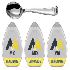 Liquid Flavor Enhancer - 3 Pack with Stir Spoon (Lemonade)