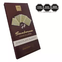 TABLILLA DE CHOCOLATE BLANCO 100G SANBORNS