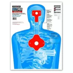 Thompson Target | B27-IMZ Upper Torso Life-Size Silhouette Targets - 19"x25"