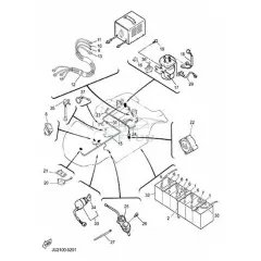 Charger Handle Plug &Receptacle Kit For Yamaha G19&G22 JR1-H235A-00 JR1-H6181-02