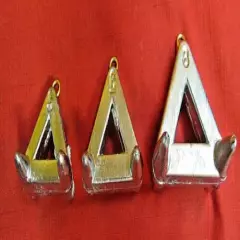 8 oz Triangle Claw Sinkers Weights, Surf, * 10 Sinkers * Free Shipping