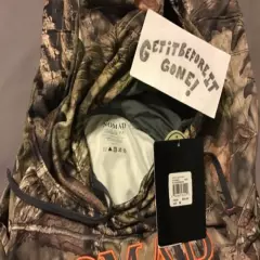 (SZ M) Nomad Outdoors Camo Logo Hoodie