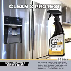 FLITZ Stainless Steel & Chrome Cleaner 16oz/473ml Spray Bottle (See Video)