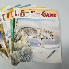 Vintage Fur Fish Game Magazine All 12 Issues of 1992 Articles Advertising Decor