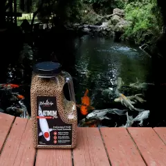 Blue Ridge Fish Food, Platinum Professional Formula 3/16" Floating Pellet, Koi a