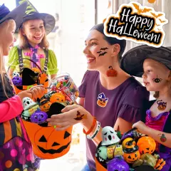 463PCS Halloween Party Favors Trick or Treat Goodies Bag Fillers Basket... 