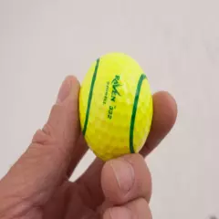 Raven 332 Powell Official Tennis 1 Promotional Golf Ball (B1C) Neon Yellow Green