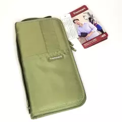 LUG Passport Travel Wallet Organizer Green NWT