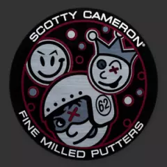 NEW! 2022 Scotty Cameron Speed Shop Shopboys 3.125" Round Sticker Black Blue Red