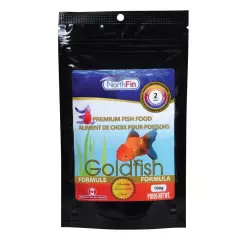 NorthFin Goldfish Formula 2mm Slow Sinking Pellets 100g Premium Fish Food