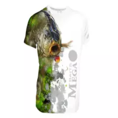 Dragon Breathable T-shirt Megabaits Carp White M-XXL Modern cut NEW 2022