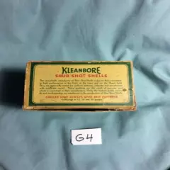 Vintage Remington Wetproof Shur Shot 12 GA Kleanbore Empty Box Stk#G4