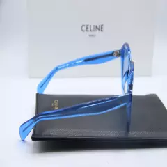 NEW CELINE CL 40018I 84V CLEAR BLUE AUTHENTIC FRAMES SUNGLASSES 47-23