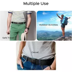 1PC 120CM Travel Security Belt Hidden Money Pouch Money Wallet Pocket Waist Belt