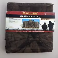 Allen Camo Netting 56" x 12' instant hunting camouflage blind model 2467