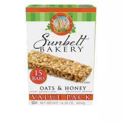 Oats & Honey Chewy Granola Bars, 15-1.0 OZ Bars (1 Box)