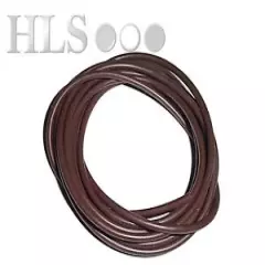 Brown silicone rig tube 0.5 - 5.0mm ID Food safe high temp - HLS Carp tackle