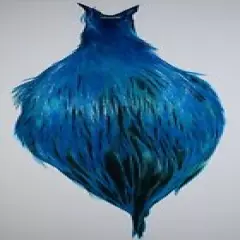 Genetic Teal Blue Badger Cock Cape (15)