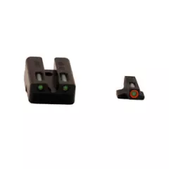 TruGlo TFX Novak Handgun Sight w/Black Retention Rings .260/.4 Orange TG13NV1PC