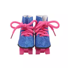 Glitter Roller Skates made for American Girl 18" Doll Shoes footwear