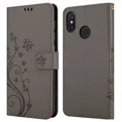 Case for Xiaomi Mi 8 Phone Cover Protection Flower Book Wallet