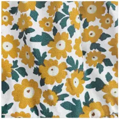 Summer Yellow Print Skirt made for 18'' American girl doll clothes