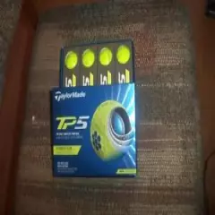 2 dozen BRAND NEW 2021 Taylor Made TP 5 golf balls Yellow 