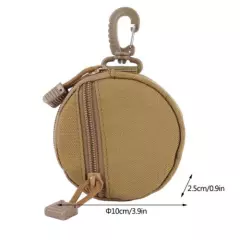 Multifunction Round Bags Tactical Wallet Card Hunting Bag Key Holder Money Pouch