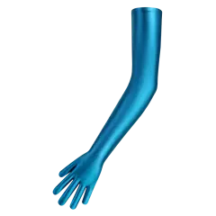 Women Stretch Glossy Shiny Gloves,Spandex,Extra Long Opera Gloves Evening Party