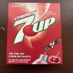 7 Up Cherry Sugar Free Drink Mix Singles to Go