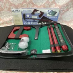 Executive Golf Putting Set Golfer Putt Training Aid. NEW 