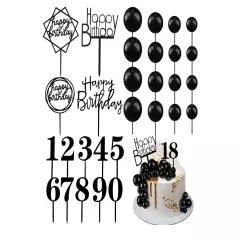 38 Piece Ball Cake Decorations Set