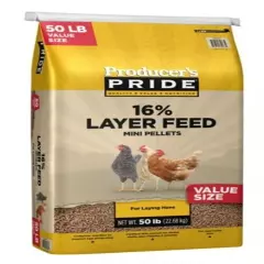 16% Chicken Layer Pellets Poultry Feed 50 LBS