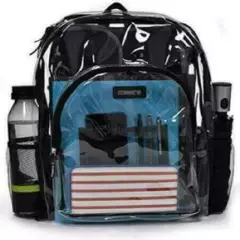 Heavy Duty Clear Backpack - Stadium Approved Transparent Design for Quick