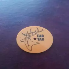 2013 PA Game Commission Elk Hunting Ear Tag. 100 Years of Elk Restoration 