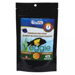 NorthFin Veggie Formula 3mm Pellets 100g Herbivore Omnivore Premium Fish Food